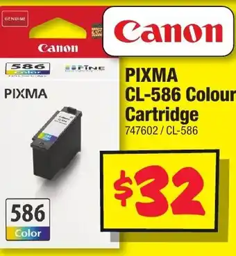 JB Hi-Fi Pixma cl-586 colour cartridge offer