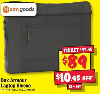 JB Hi-Fi Dux Armour Laptop Sleeve offer