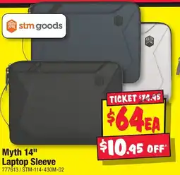 JB Hi-Fi Myth 14" Laptop Sleeve offer