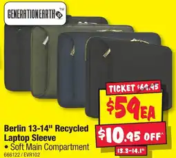 JB Hi-Fi Berlin 13-14" Recycled Laptop Sleeve offer