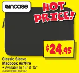 JB Hi-Fi Classic Sleeve Macbook Air/Pro offer