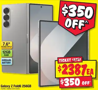 JB Hi-Fi Galaxy Z Fold6 offer