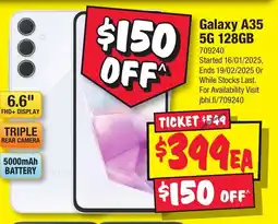 JB Hi-Fi Galaxy A35 5G offer