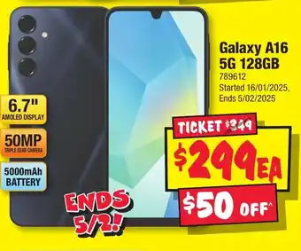 JB Hi-Fi Galaxy A16 5G offer