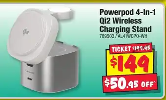 JB Hi-Fi Powerpod 4-In-1 Qi2 Wireless Charging Stand offer