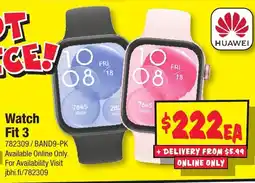 JB Hi-Fi Watch Fit 3 offer