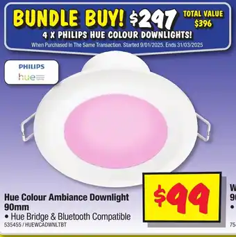 JB Hi-Fi Hue Colour Ambiance Downlight offer