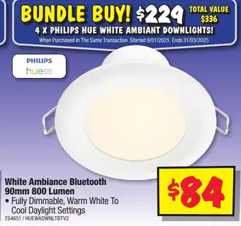 JB Hi-Fi White Ambiance Bluetooth offer