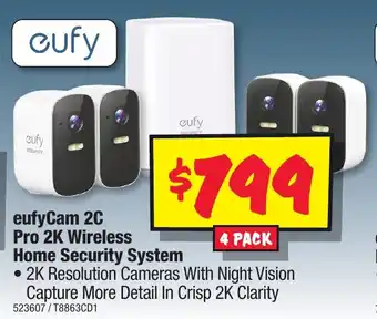 JB Hi-Fi eufyCam 2C  Pro 2K Wireless offer