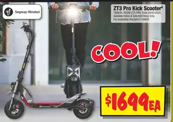 JB Hi-Fi ZT3 Pro Kick Scooter offer