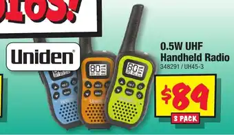 JB Hi-Fi 0.5W UHF Handheld Radio offer