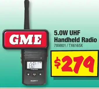 JB Hi-Fi 5.0W UHF Handheld Radio offer