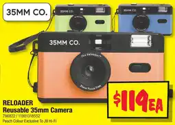 JB Hi-Fi Reloader reusable 35mm camera offer