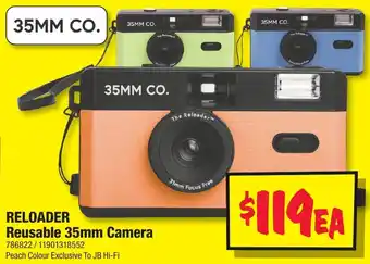 JB Hi-Fi Reloader reusable 35mm camera offer