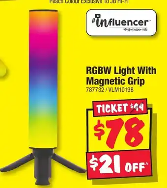 JB Hi-Fi RGBW Light With Magnetic Grip offer