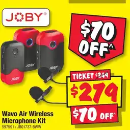 JB Hi-Fi Wavo Air Wireless Microphone Kit offer