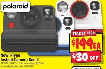 JB Hi-Fi Now i-Type Instant Camera Gen 2 offer