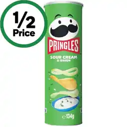 Woolworths Pringles Potato Chips 118-134g offer