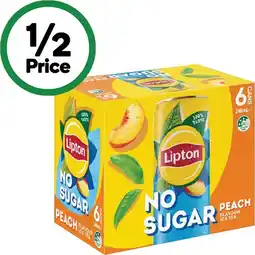 Woolworths Lipton Iced Tea 6 x 240ml offer