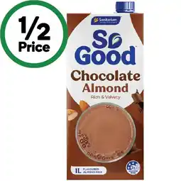 Woolworths So Good Flavoured Almond Milk 1 Litre offer