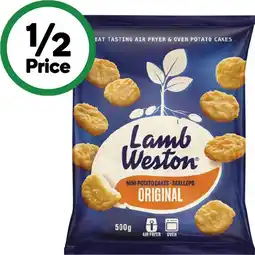 Woolworths Lamb Weston Mini Potato Cakes-Scallops 500g – From the Freezer offer