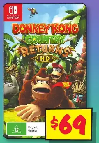 JB Hi-Fi Donkey kong country deturns offer