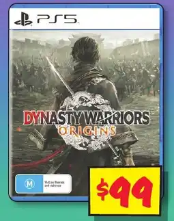 JB Hi-Fi Dynasty warriors origins offer