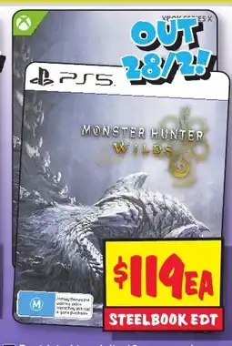 JB Hi-Fi Monster hunter wilds offer