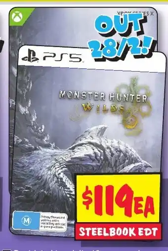 JB Hi-Fi Monster hunter wilds offer