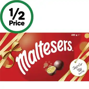 Woolworths Maltesers Gift Box 400g offer