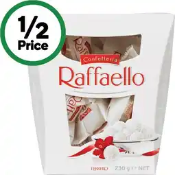 Woolworths Raffaello Ballotin 230g offer