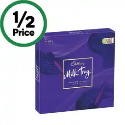 Woolworths Cadbury Milk Tray 360g offer