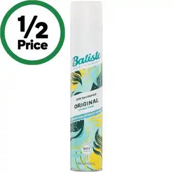 Woolworths Batiste Dry Shampoo 350ml offer