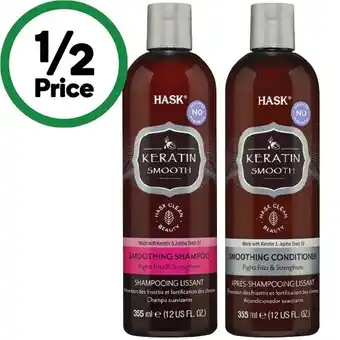 Woolworths HASK Shampoo or Conditioner 355ml offer