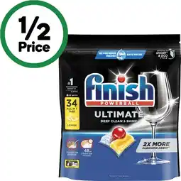 Woolworths Finish Ultimate Dishwasher Tablets Pk 34 offer