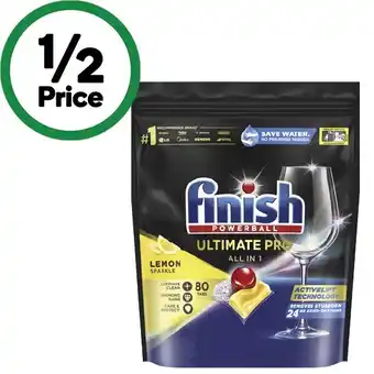 Woolworths Finish Ultimate Dishwasher Tablets Pk 80 offer