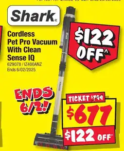 JB Hi-Fi Cordless Pet Pro Vacuum With Clean Sense IQ offer