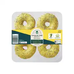 Woolworths Woolworths Green & Gold Donuts Pk 4 offer