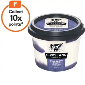 Woolworths Gippsland Dairy Twist Yogurt 700g offer