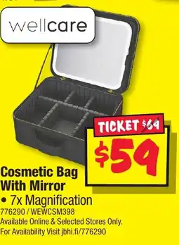 JB Hi-Fi Cosmetic Bag With Mirror offer