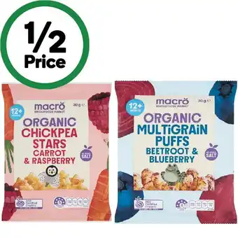 Woolworths Macro Organic Baby Snacks 30g offer