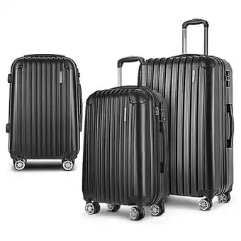 Woolworths Wanderlite 3 Piece Luggage Trolley Set offer