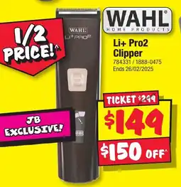 JB Hi-Fi Li+ Pro2 Clipper offer