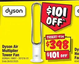 JB Hi-Fi Dyson Air Multiplier Tower Fan offer