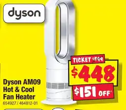 JB Hi-Fi Dyson AM09 Hot & Cool Fan Heater offer