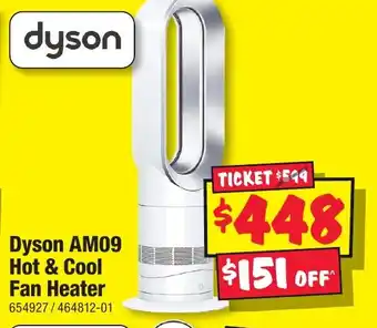 JB Hi-Fi Dyson AM09 Hot & Cool Fan Heater offer