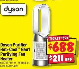 JB Hi-Fi Dyson Purifier Hot+Cool™ Gen1 Purifying Fan Heater offer