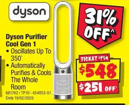 JB Hi-Fi Dyson Purifier Cool Gen 1 offer