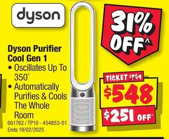 JB Hi-Fi Dyson Purifier Cool Gen 1 offer