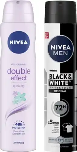 Coles Nivea Antiperspirant Aerosol Deodorant 250mL offer